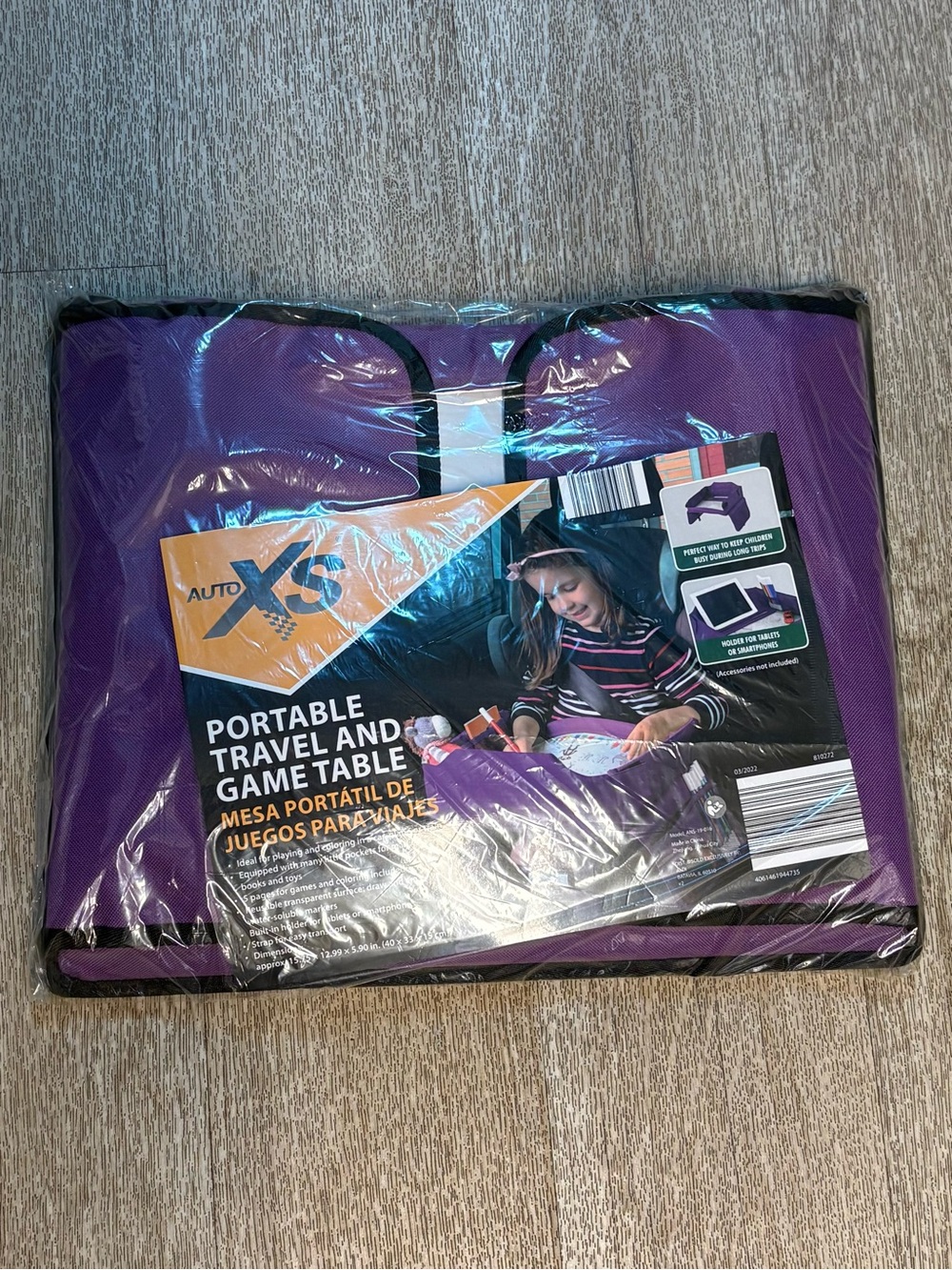 AUTO XS PORTABLE TRAVEL AND GAME TABLE